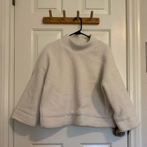 GAP Cream White Mock Neck Pullover Sweater